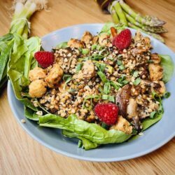 Buckwheat stir fry with Mushrooms