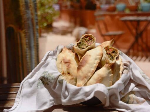 A photo of the dish Veggie empanadas "del huerto"