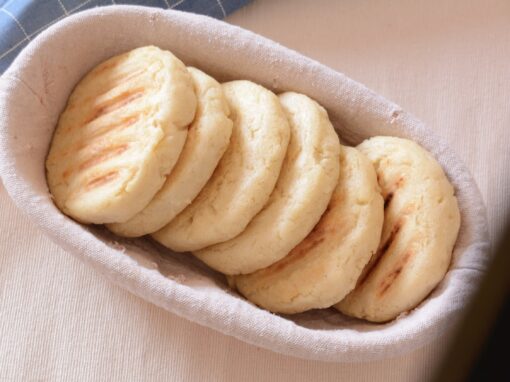 A photo of the dish Homemade Arepas